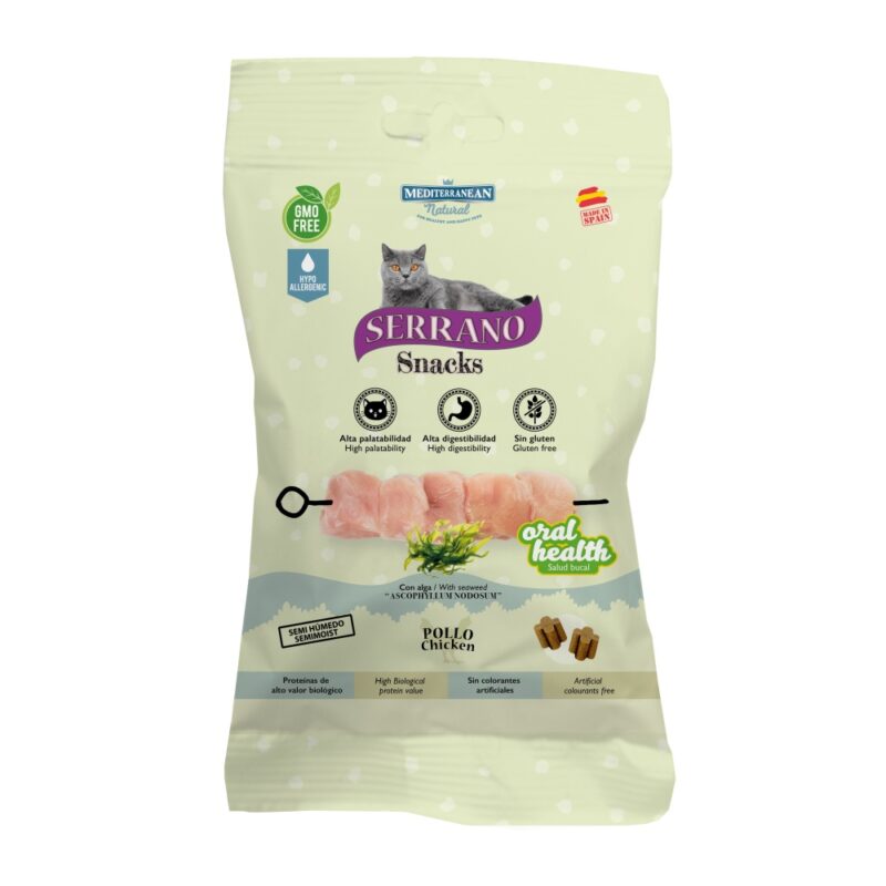 Serrano Snack Cat Oral Care Chicken 50 g