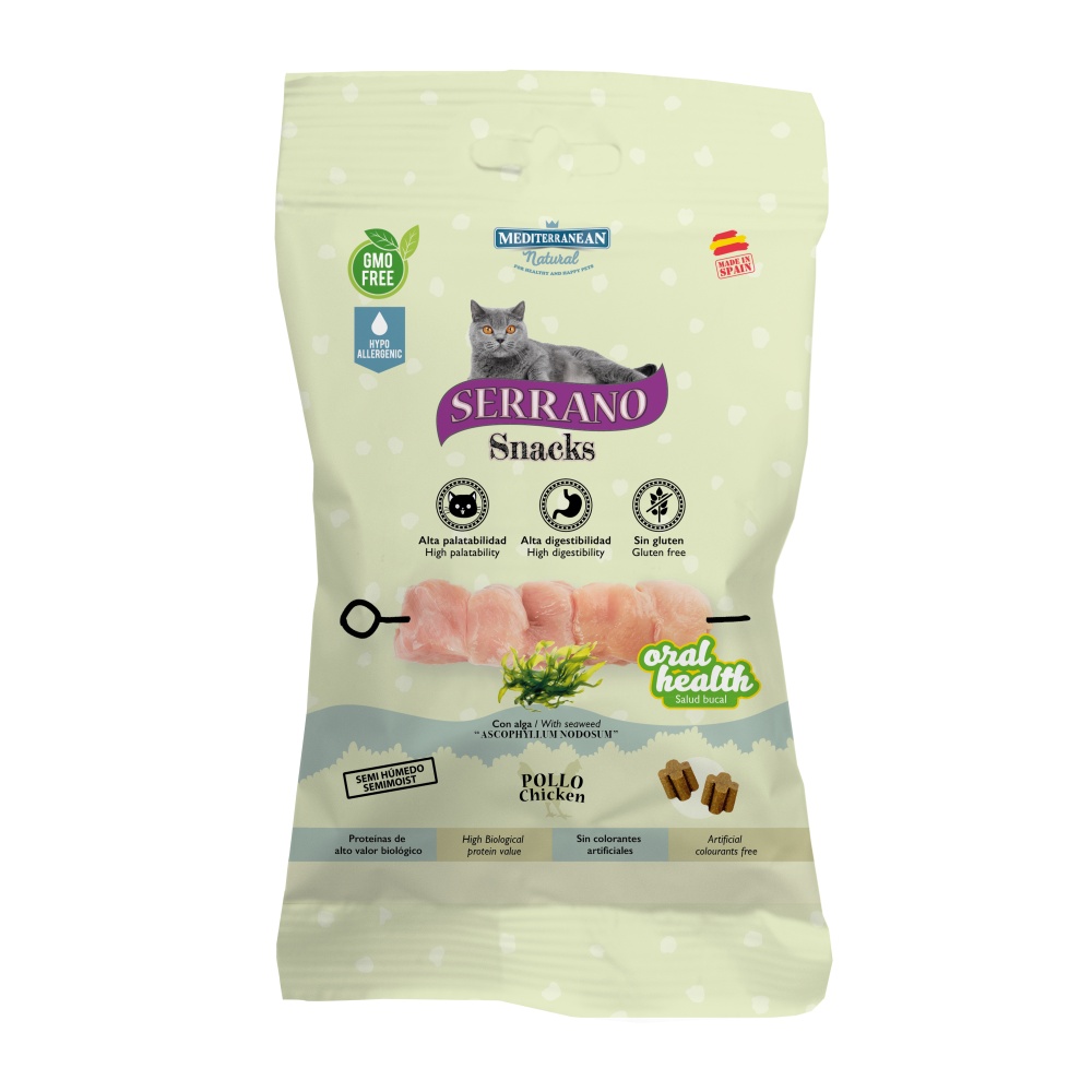 Serrano Snack Cat Oral Care Chicken 50 g