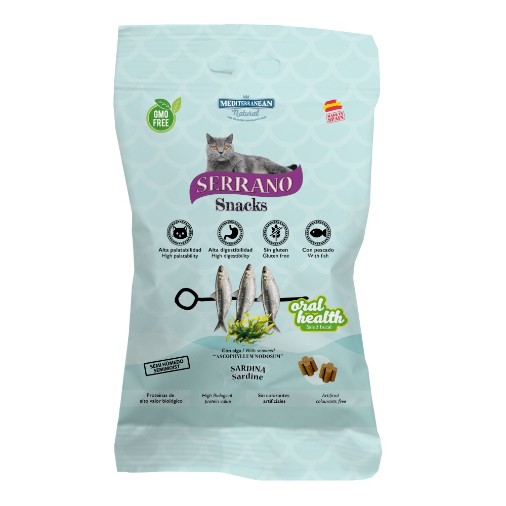 Serrano Snack Cat Oral Care Sardine 50 g