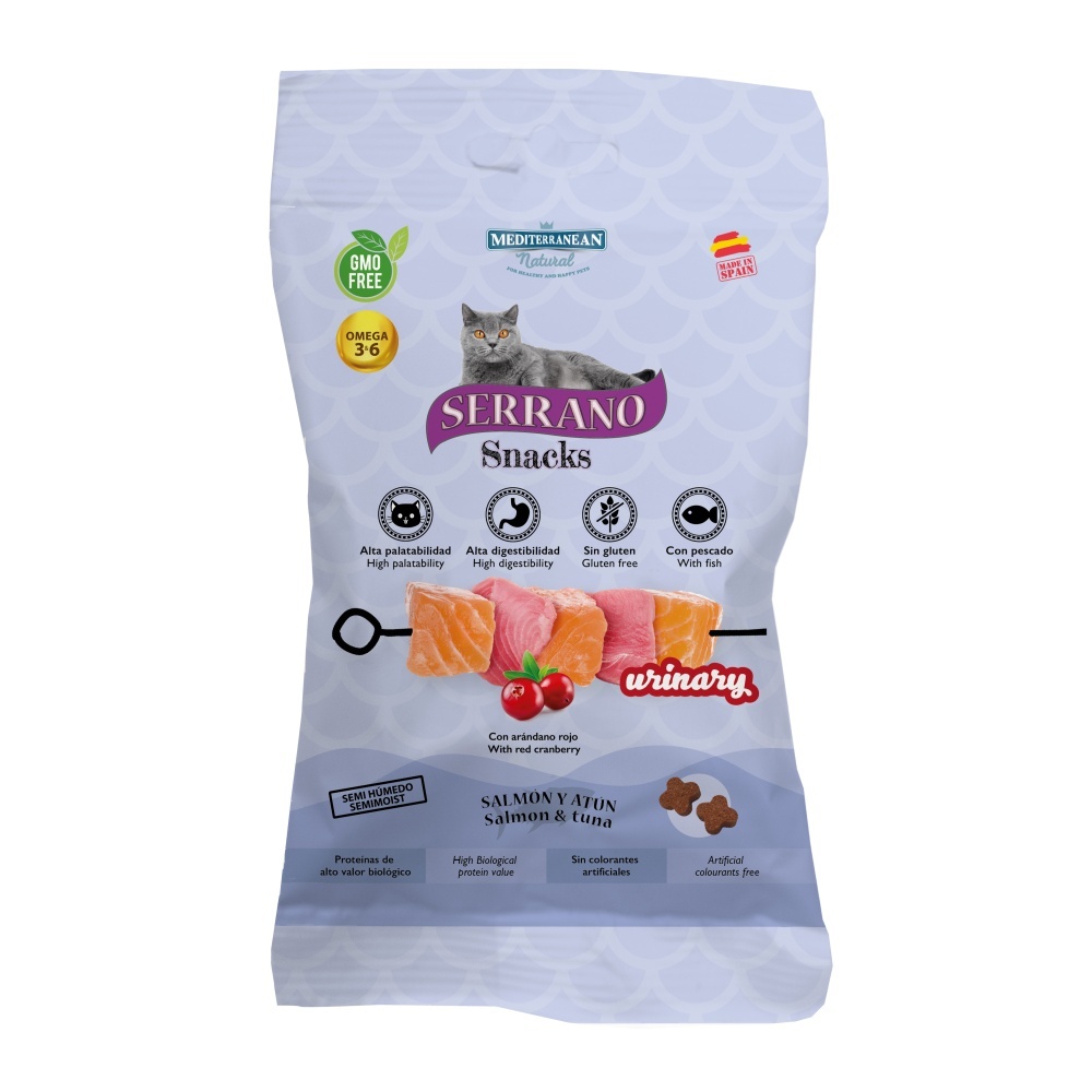 Serrano Snack Cat Urinary Salmon & Tuna 50 g