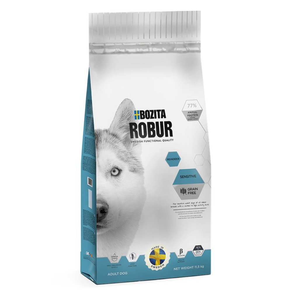 Bozita Robur Dog Sensitive Reindeer GF 11
