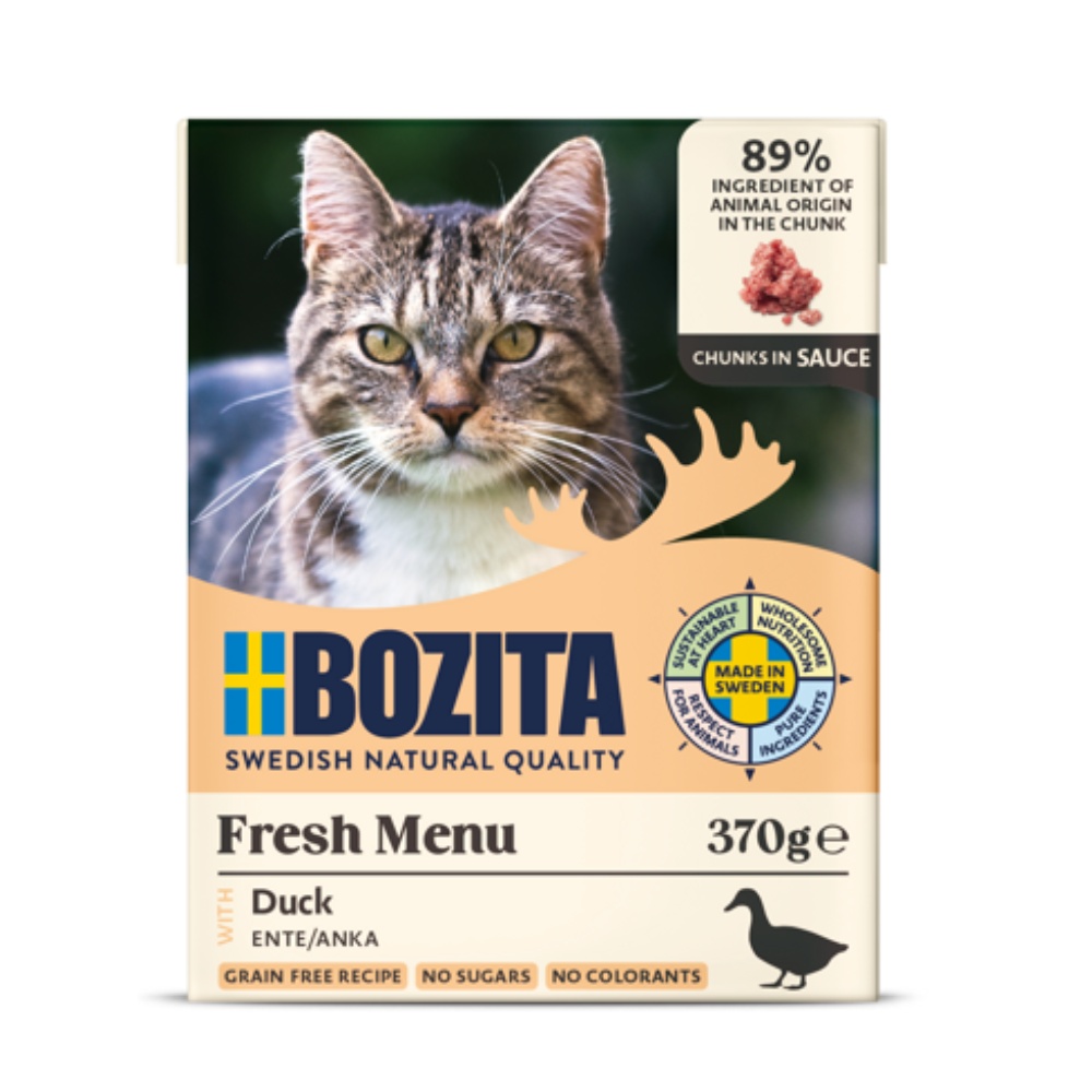 Bozita Cat kousky v omáčce s kachním