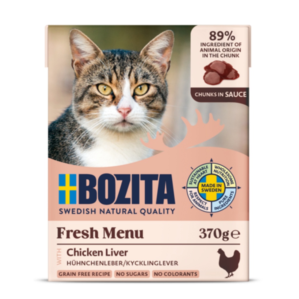 Bozita Cat kousky v omáčce s kuřecími játry
