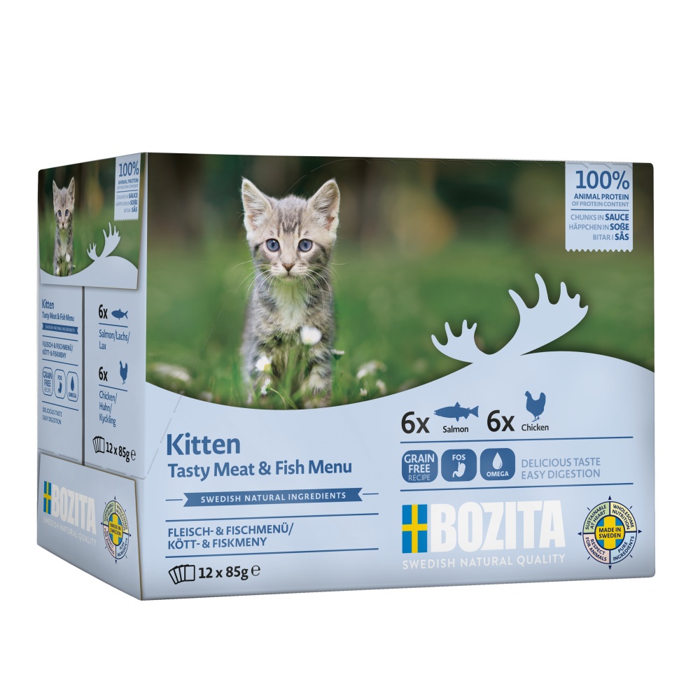Bozita Cat Kitten kousky v omáčce s kuřecím