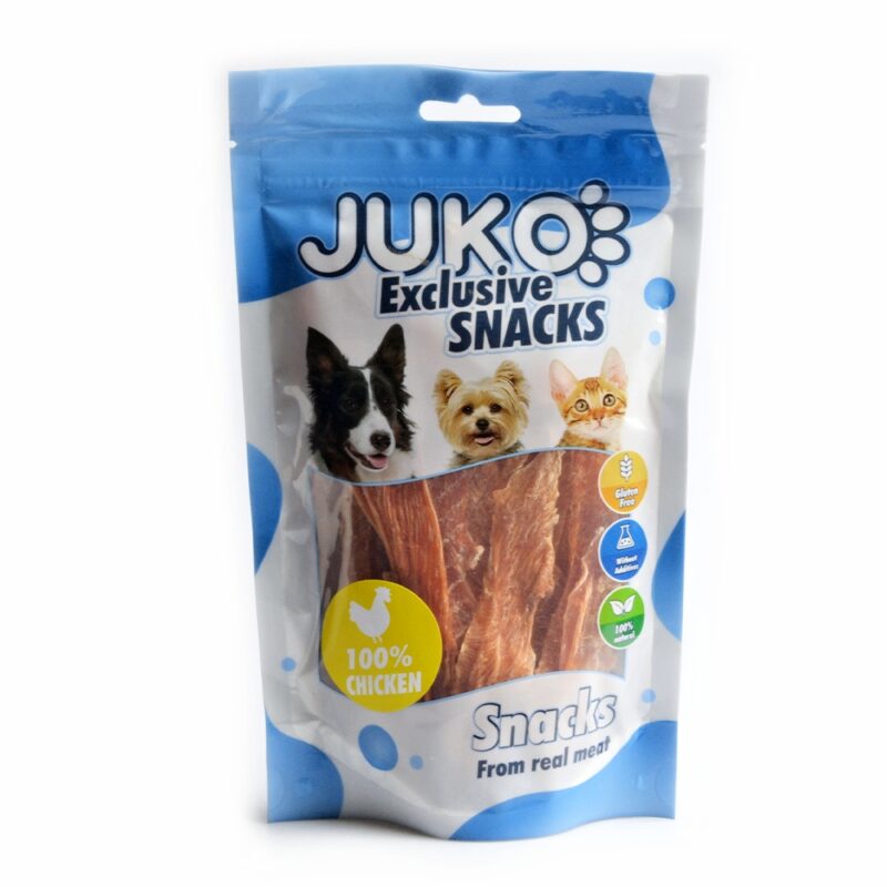 Chicken 100% Jerky JUKO Snacks 70 g - Image 3