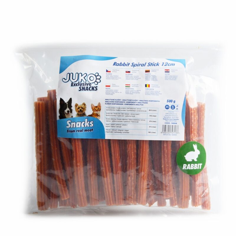 Rabbit Spiral Stick JUKO Snacks 12 cm (500 g) - Image 3
