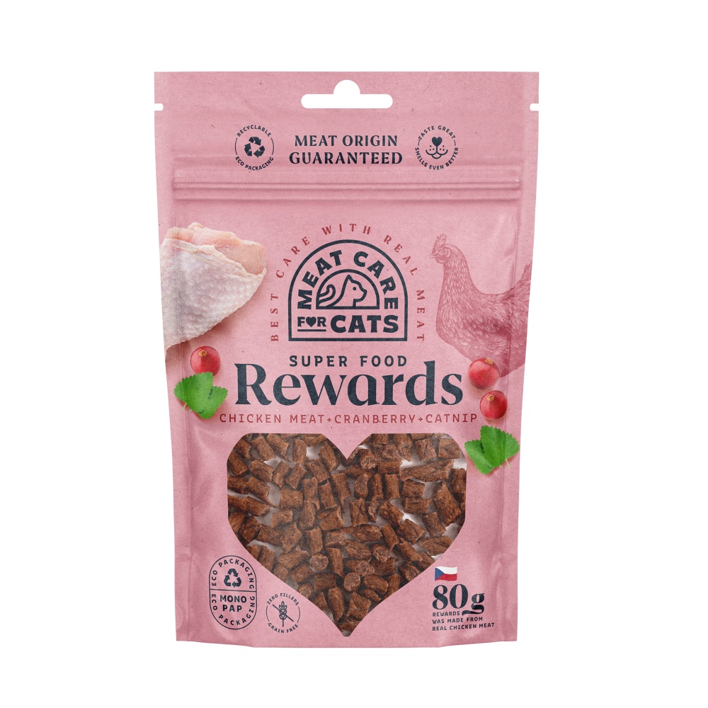 Rewards Cat kuřecí s brusinkami a šantou 80 g