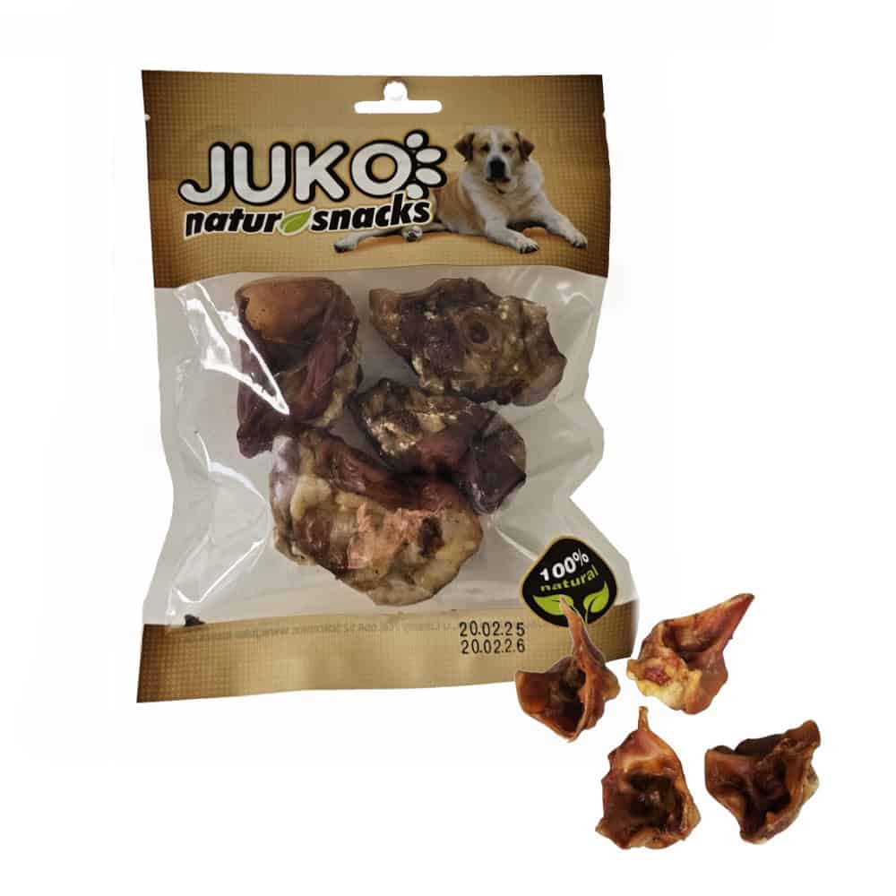 Záouška vepřová sušená JUKO 150 - 160 g (4 ks)