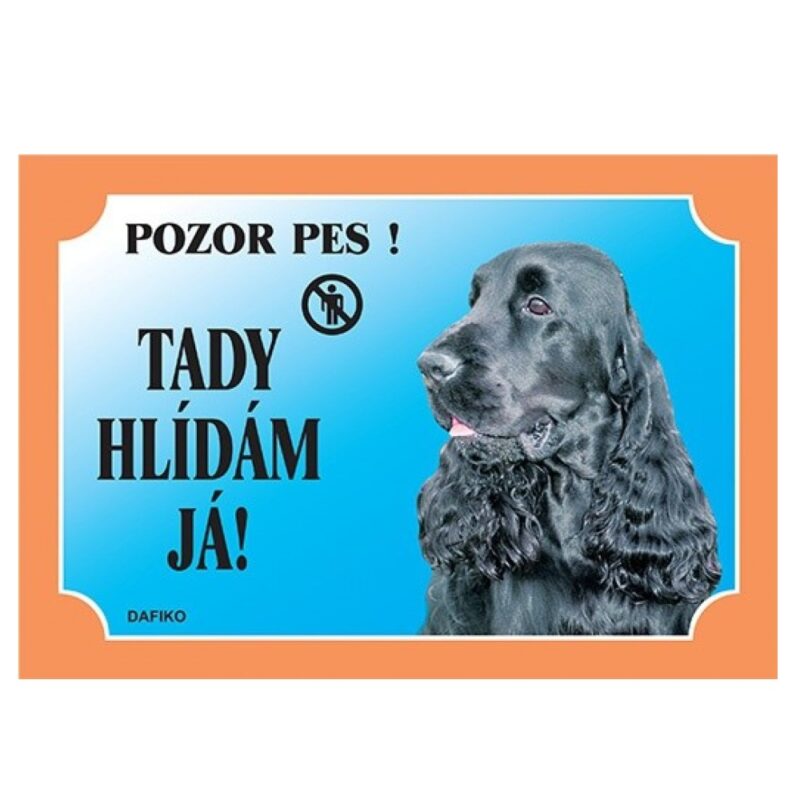 Cedulka Dafiko KOKR černý