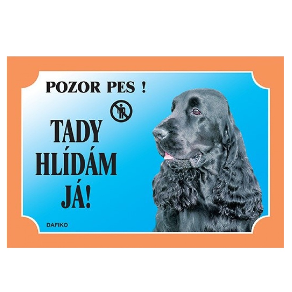 Cedulka Dafiko KOKR černý