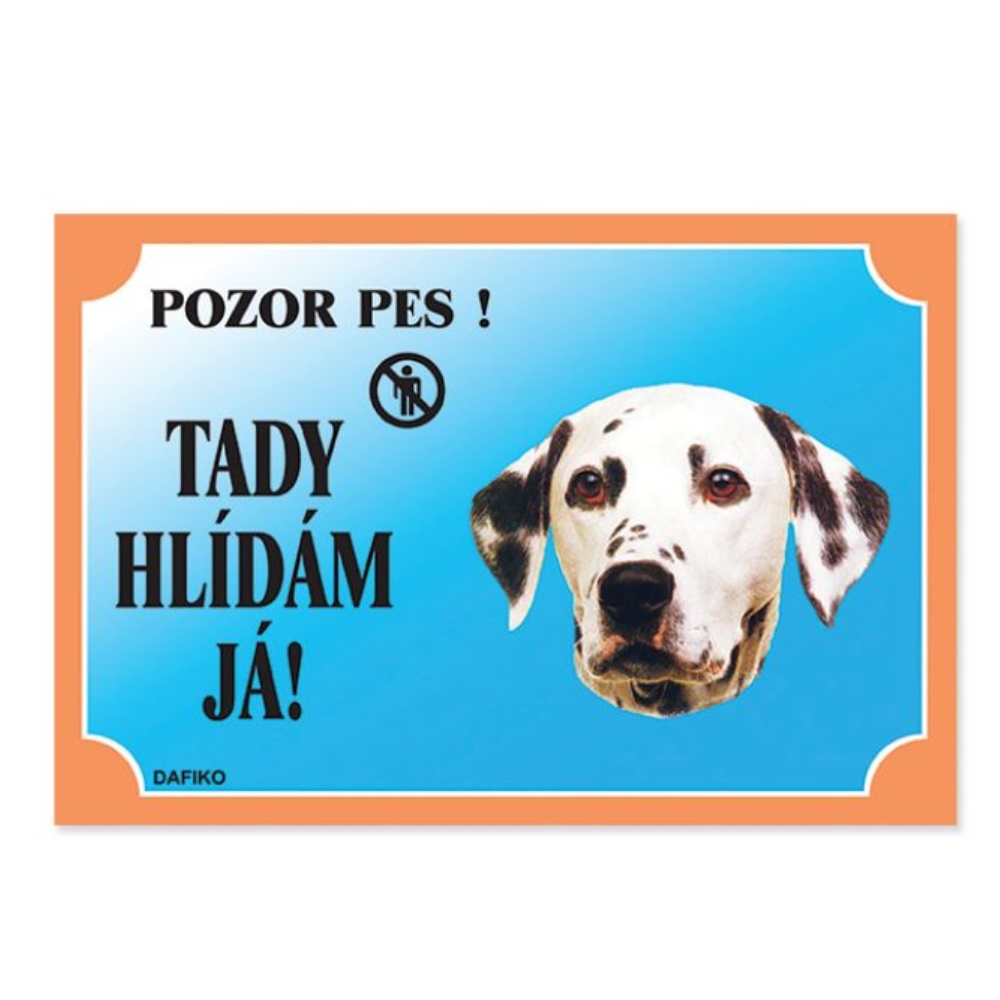 Cedulka Dafiko DALMATIN