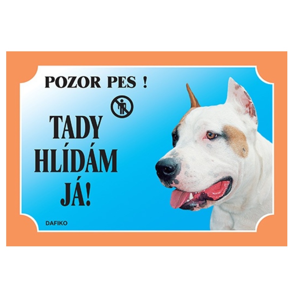 Cedulka Dafiko STAFORDŠÍRSKÝ TERIÉR