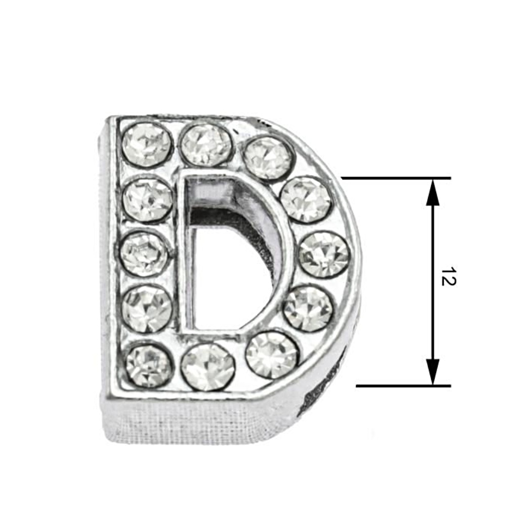Navlékací písmenka D 12 mm