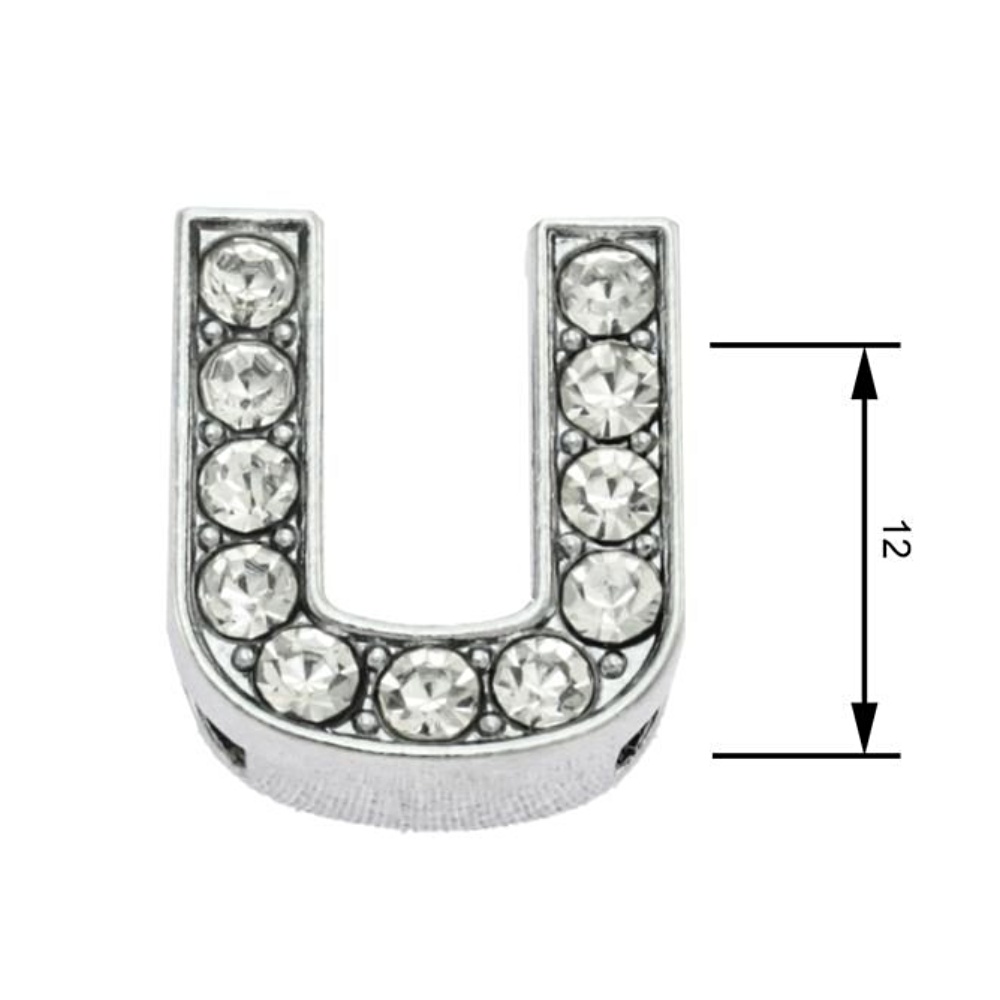 Navlékací písmenka U 12 mm