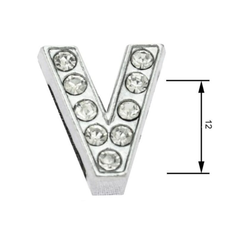 Navlékací písmenka V 12 mm