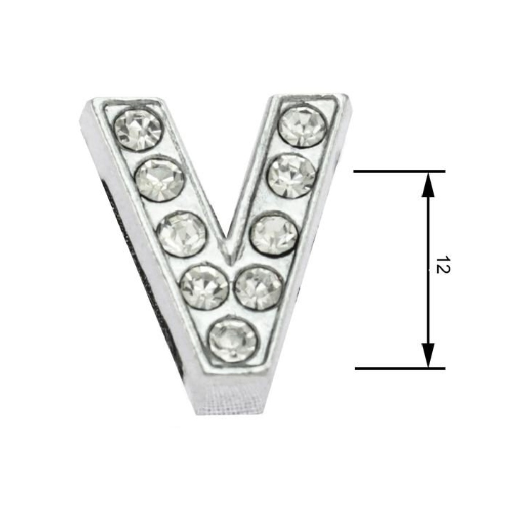 Navlékací písmenka V 12 mm