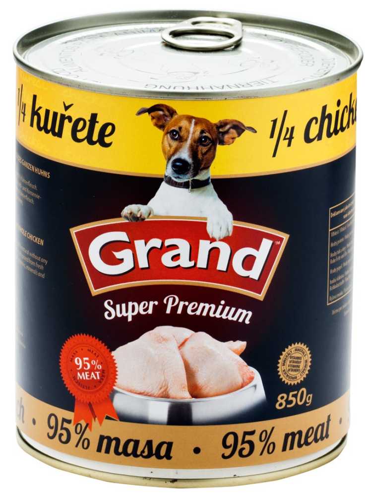 GRAND Superpremium Dog kuřecí s 1/4 kuřete