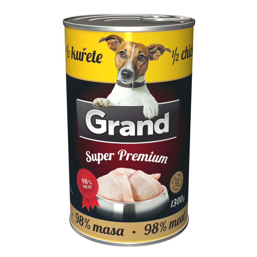 GRAND Superpremium Dog kuřecí s 1/2 kuřete