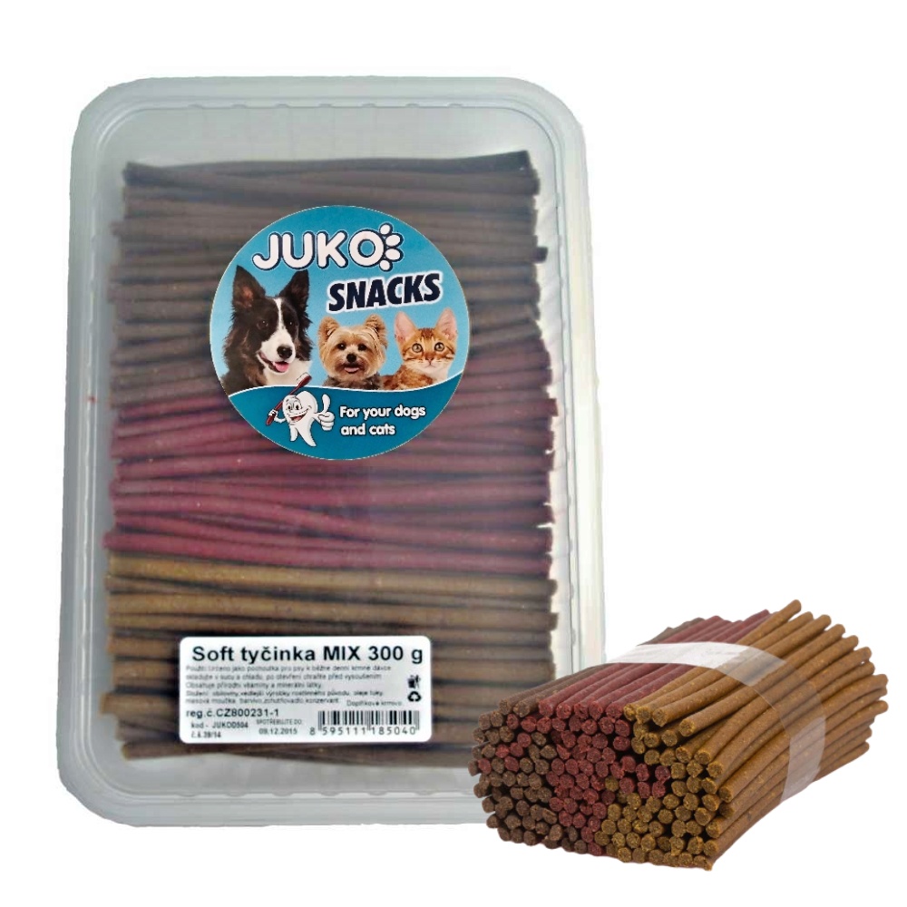 Soft tyčinka MIX JUKO Snacks (cca 95 ks)