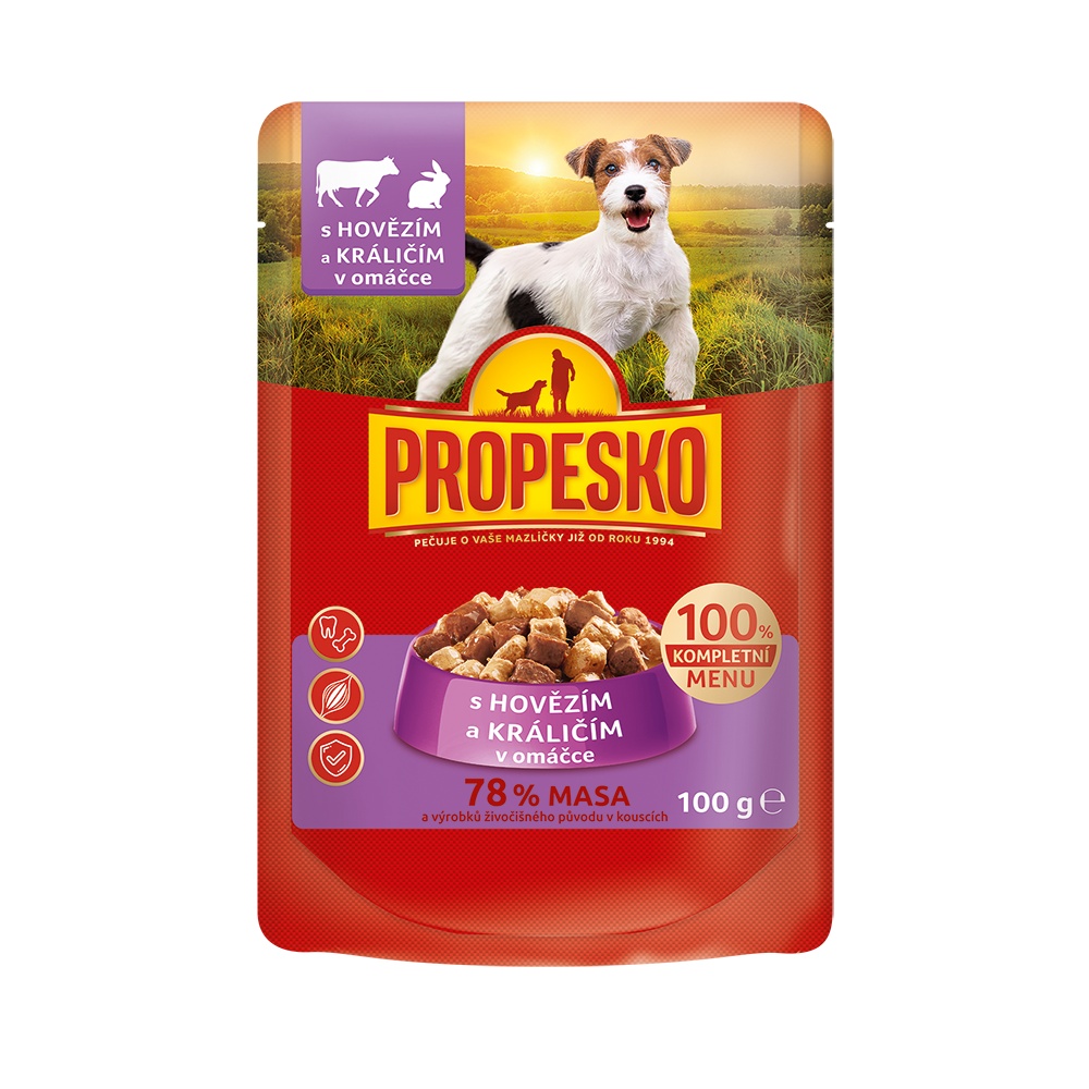 PROPESKO Dog hovězí a králičí