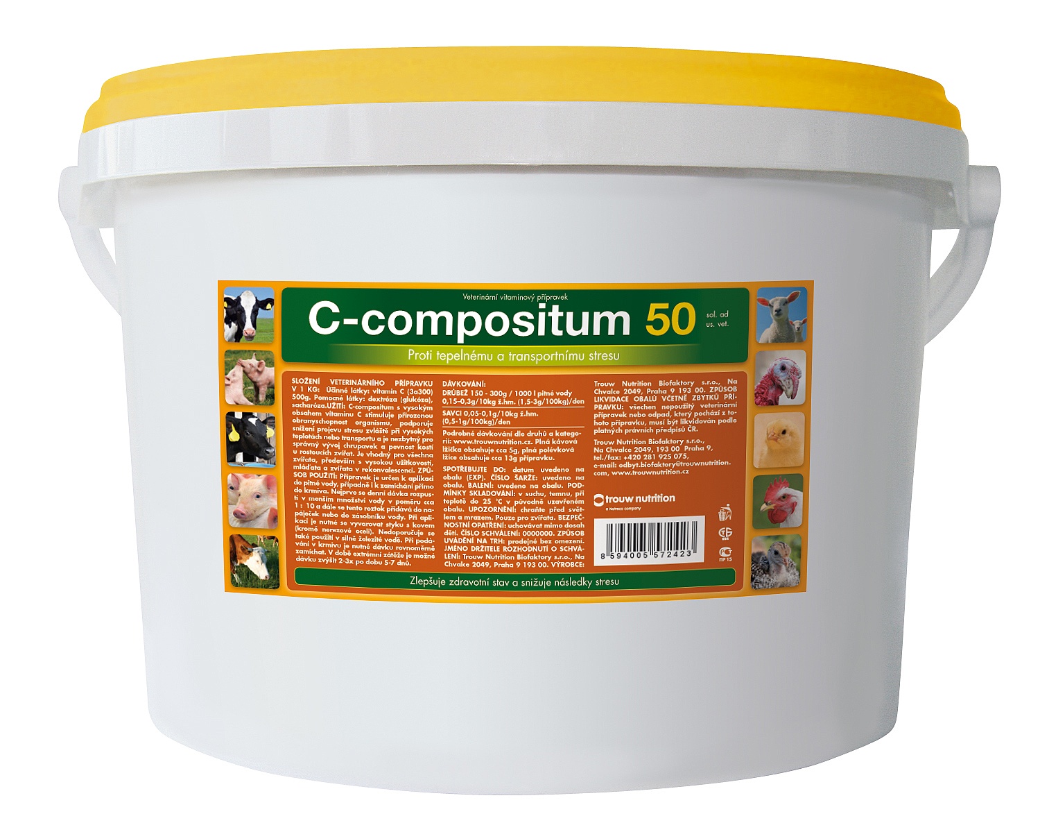 Vodorozpustný C Compositum 500 g