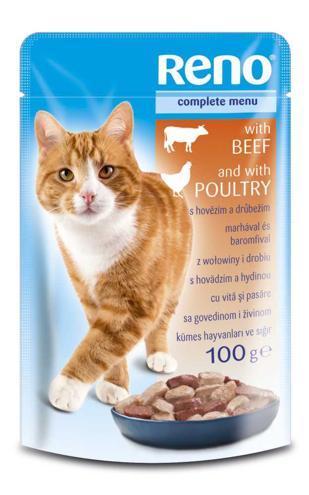 RENO Cat hovězí a drůbeží