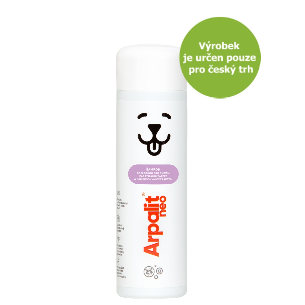 Arpalit Neo šampon se složkou pro snížení parazitární zátěže a bambusovým extraktem 250 ml