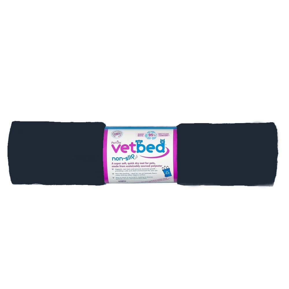 Vetbed protiskluz / Drybed půlnoční modrá DELUXE 100 x 75 cm