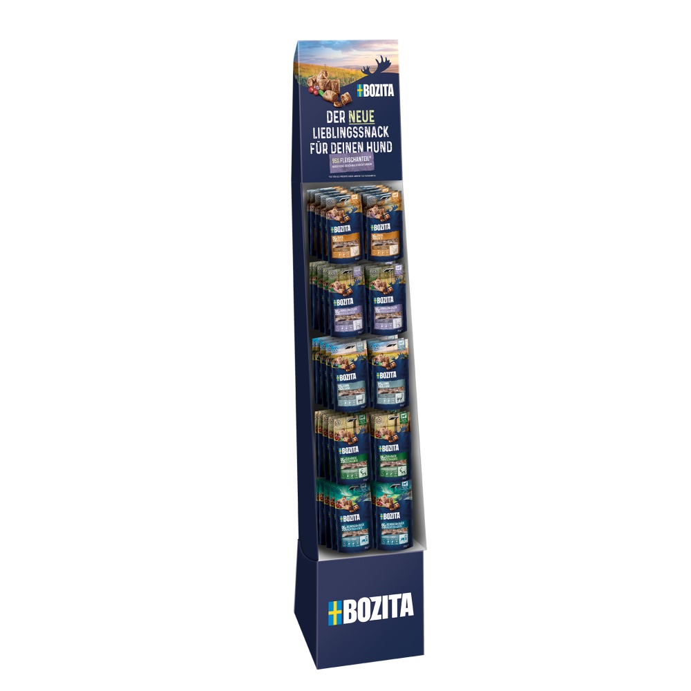 Bozita Dog Snacks Meaty Bites Display GF MIX 70 g (50 pack)