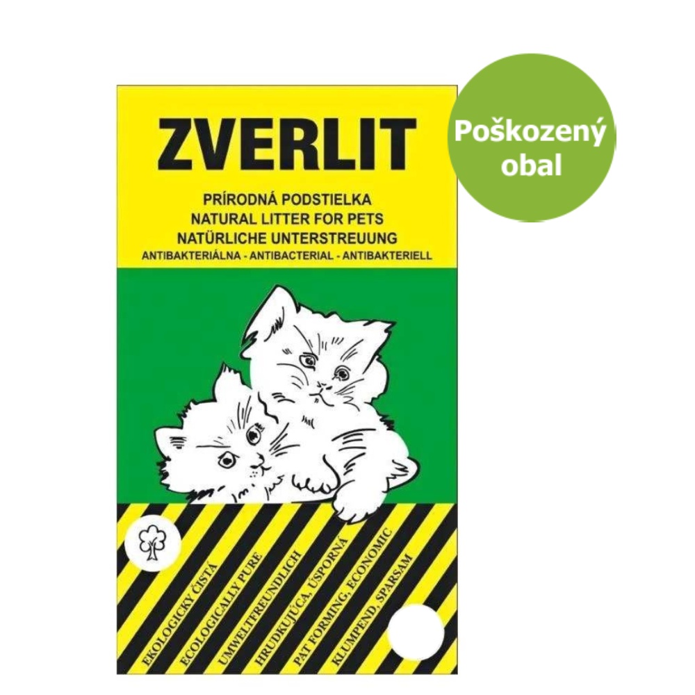 ZVERLIT zelený hrubá podestýlka 9 - 9
