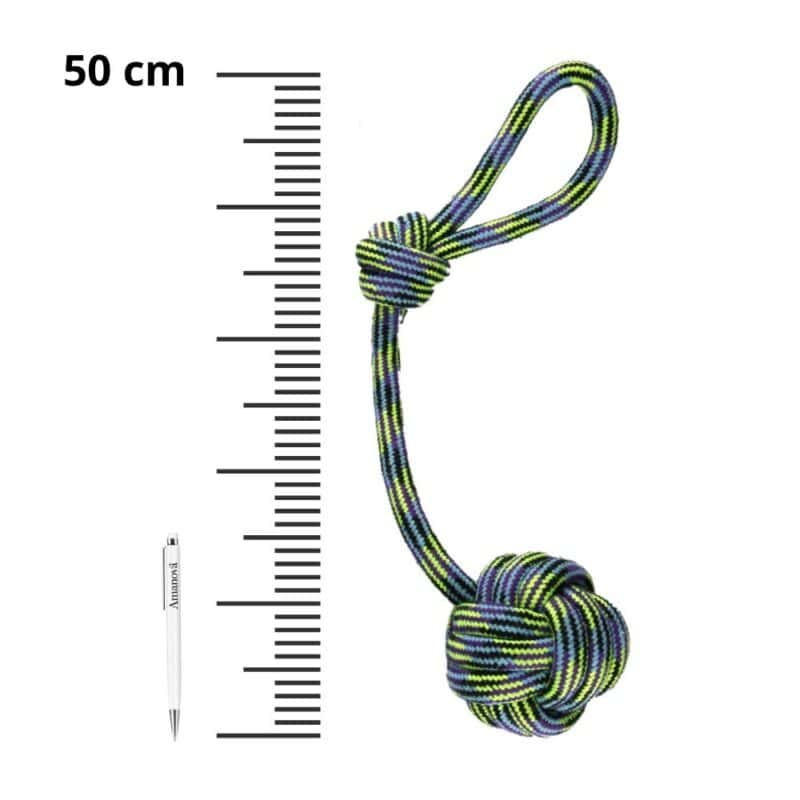 Přetahovadlo XXL  míč s rukojetí 10 cm - Obrázek 2