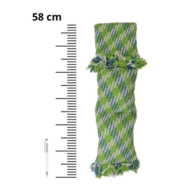 Lanový velký polštář XXL pískající zelený 58 cm - Obrázek 2