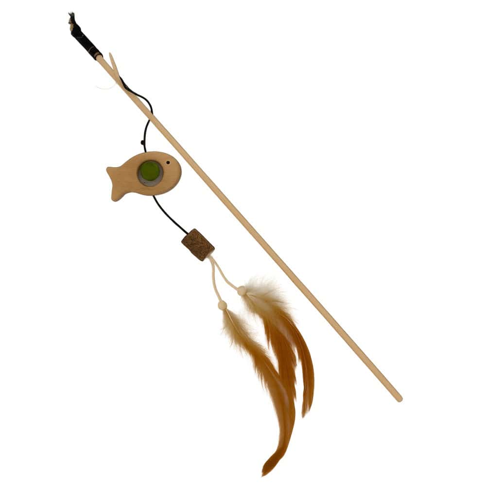 Vábnička dřevěná ryba s catnipem