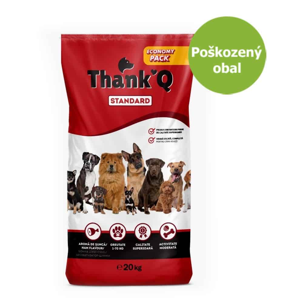 Thank´Q Standard Dog Adult Šunka 20 kg - Poškozený obal - SLEVA 10 %